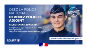 Visuel campagne recrutement Police Nationale